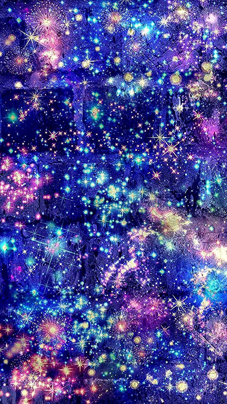 Galaxy Glitter Desktop Wallpaper