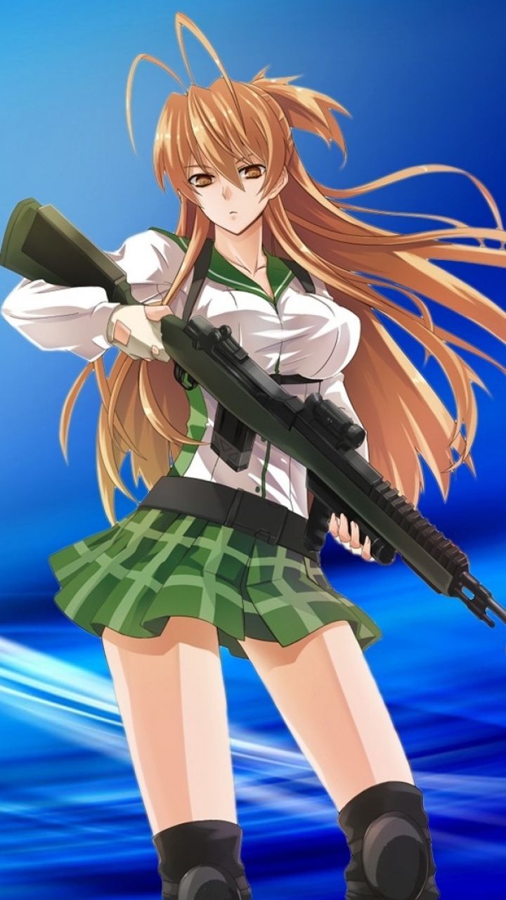 High School Of The Dead Anime Mobile 4k Wallpapers Wallpaper Cave