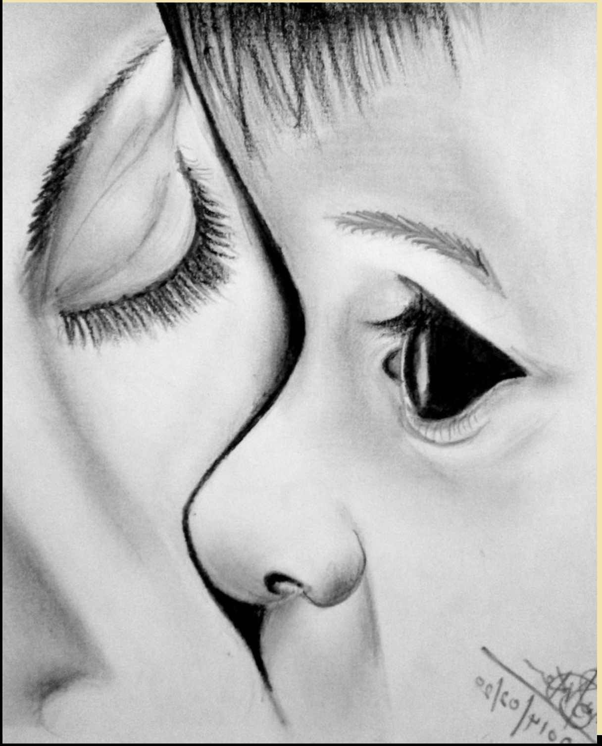 Baby Pencil Easy Mother Drawing / See more ideas about baby drawing
