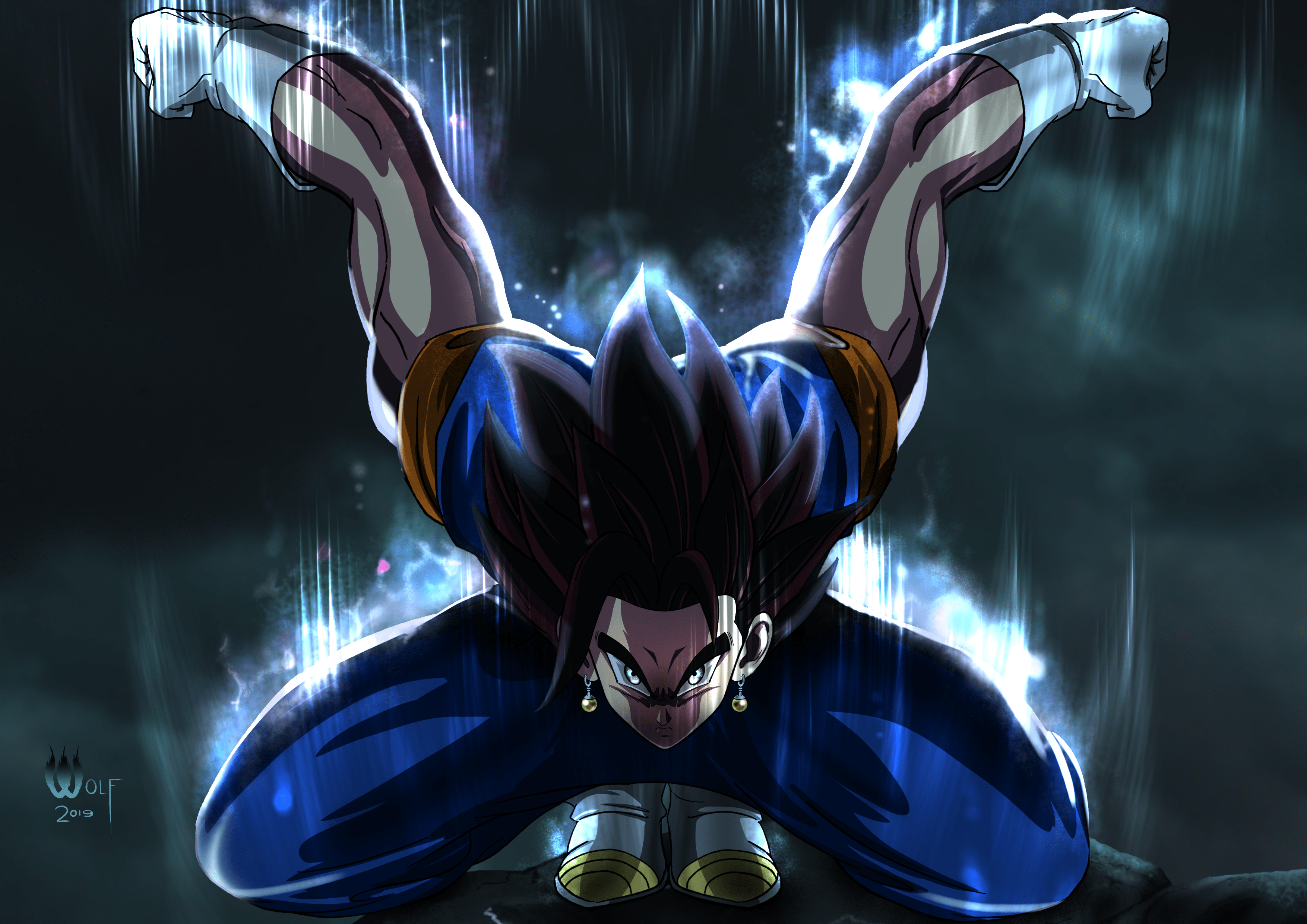 Vegito Ultra Instinct Desktop Wallpapers Wallpaper Cave