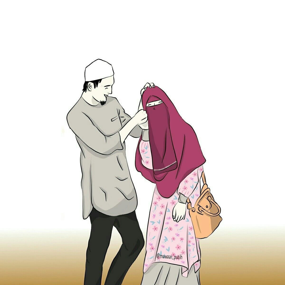 Muslim Anime Couple Wallpapers Wallpaper Cave