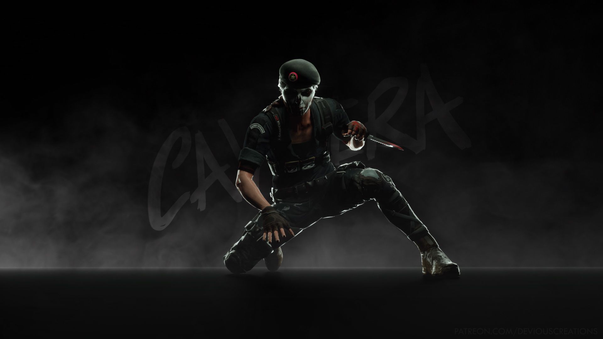 Tom Clancys Rainbow Six Siege Operator Caveira Ultra HD Wallpapers