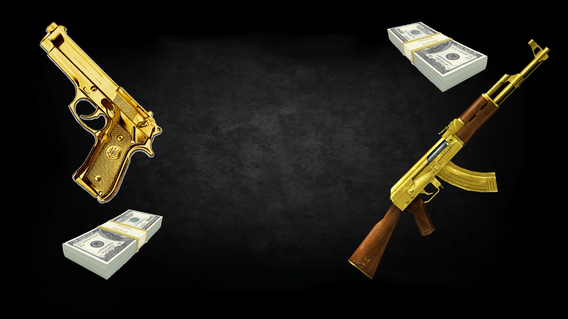 Gold Gun Wallpapers Wallpaper Cave