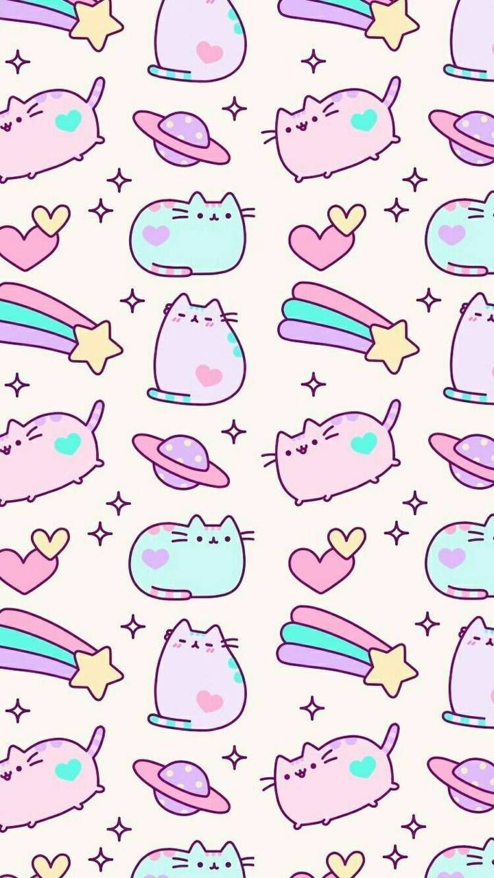 Cute Pastel Cats Wallpapers Wallpaper Cave