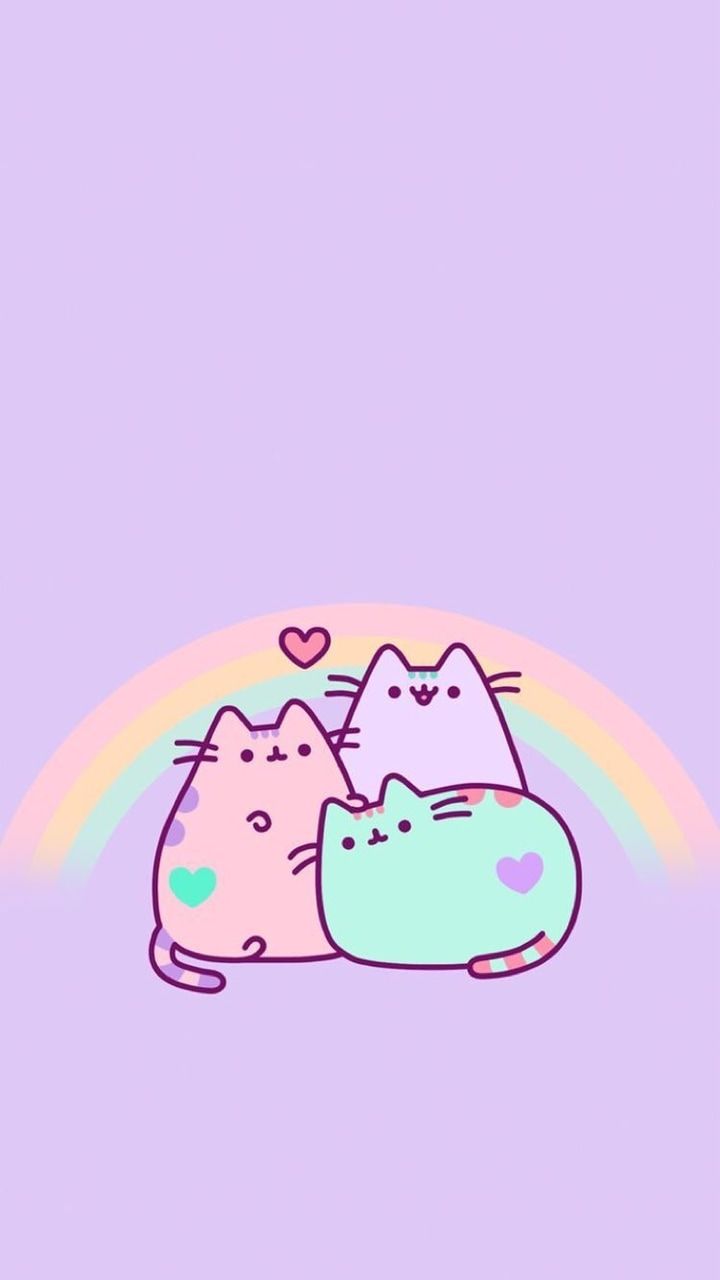 Cute Pastel Cats Wallpapers Wallpaper Cave