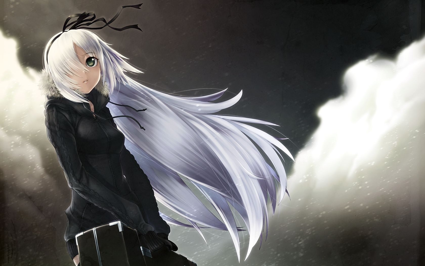 White Hair Anime Wallpapers Wallpaper Cave