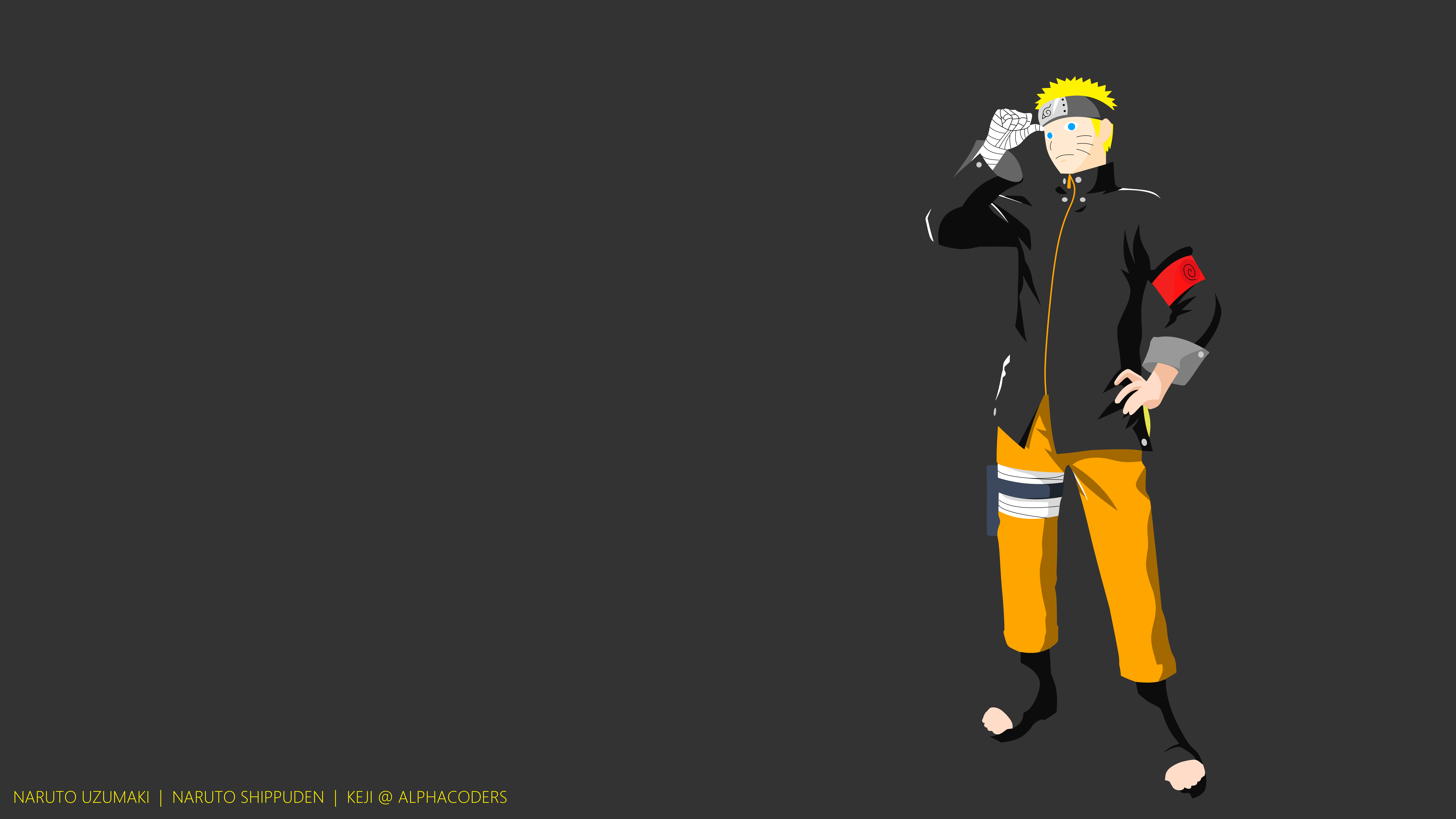 Naruto Uzumaki Minimalist Wallpapers Wallpaper Cave