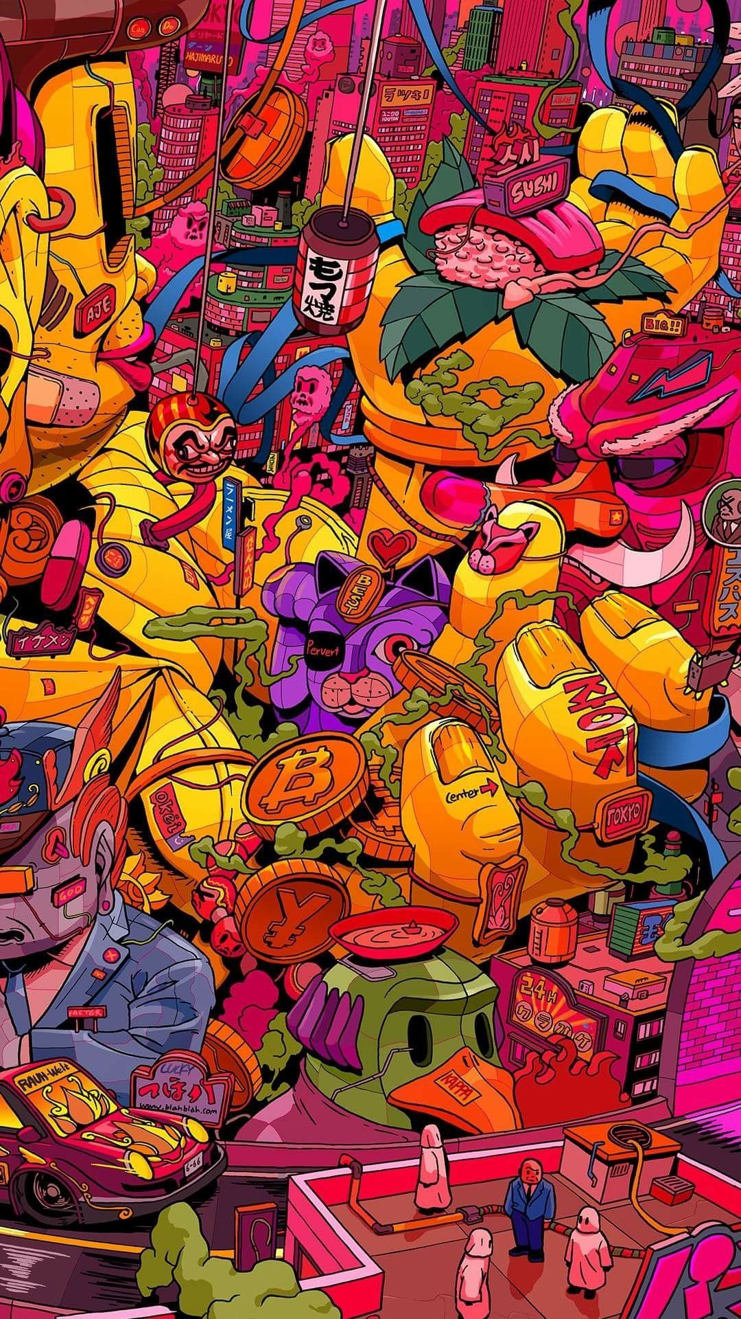 Aesthetic Trippy Spiritual Iphone Wallpaper