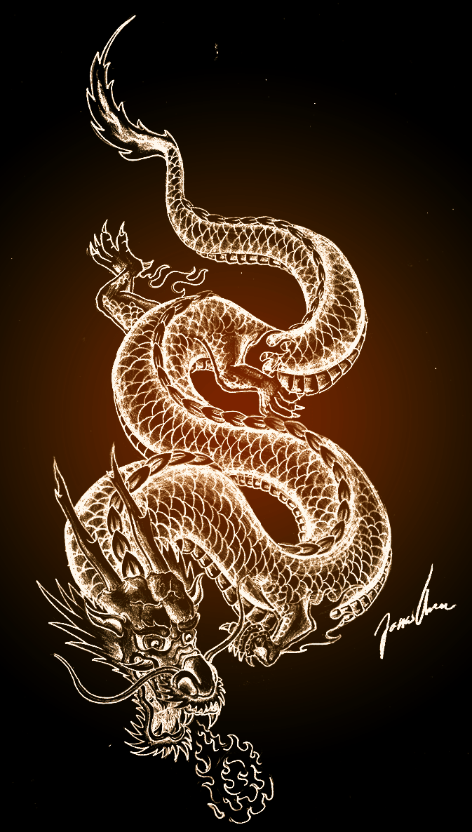 Japanese Dragon HD Aesthetic Wallpapers Wallpaper Cave