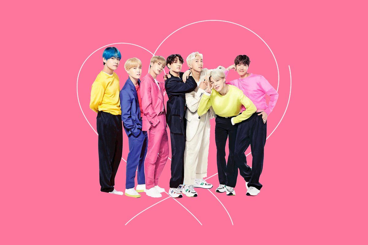 BTS Pink Computers Wallpapers Wallpaper Cave