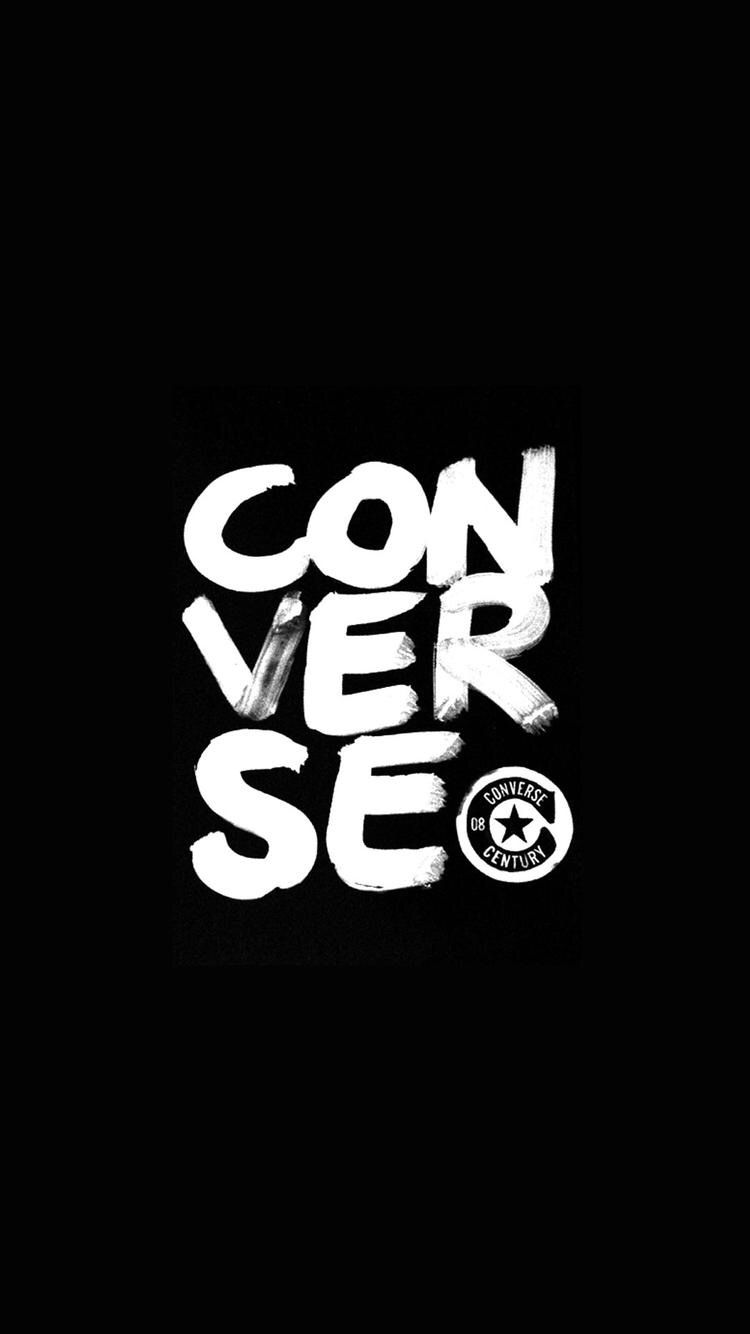 Black Converse iPhone Wallpapers Wallpaper Cave