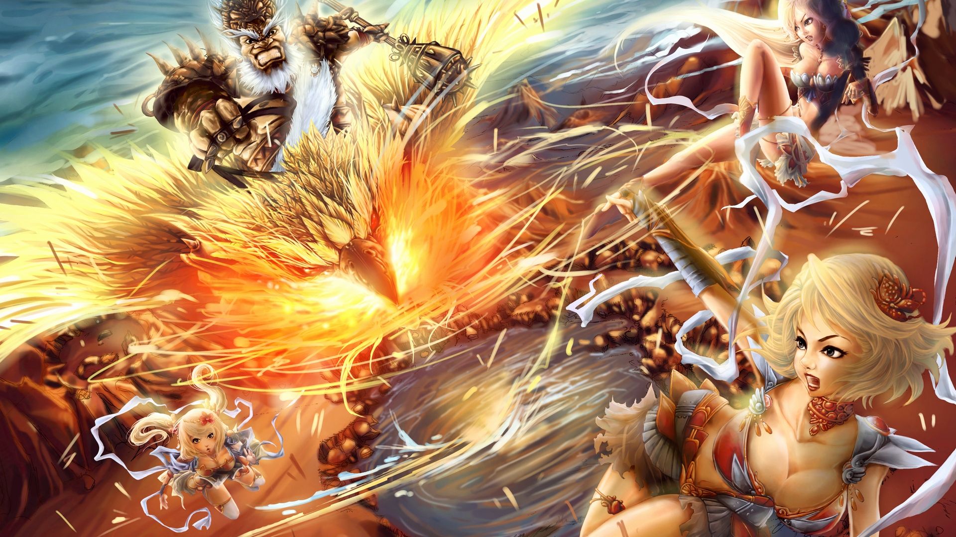 Most Epic Anime Fight Wallpapers Wallpaper Cave