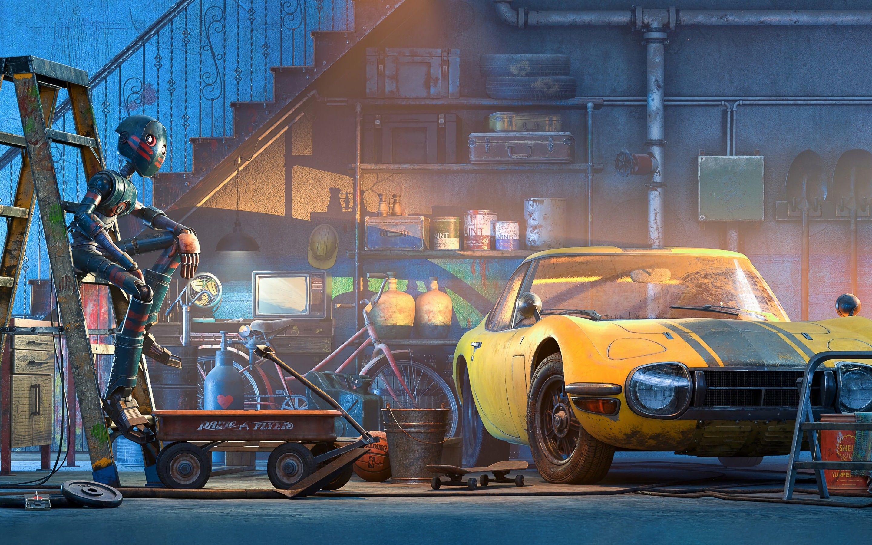 Cool Garage Computer Wallpapers Wallpaper Cave