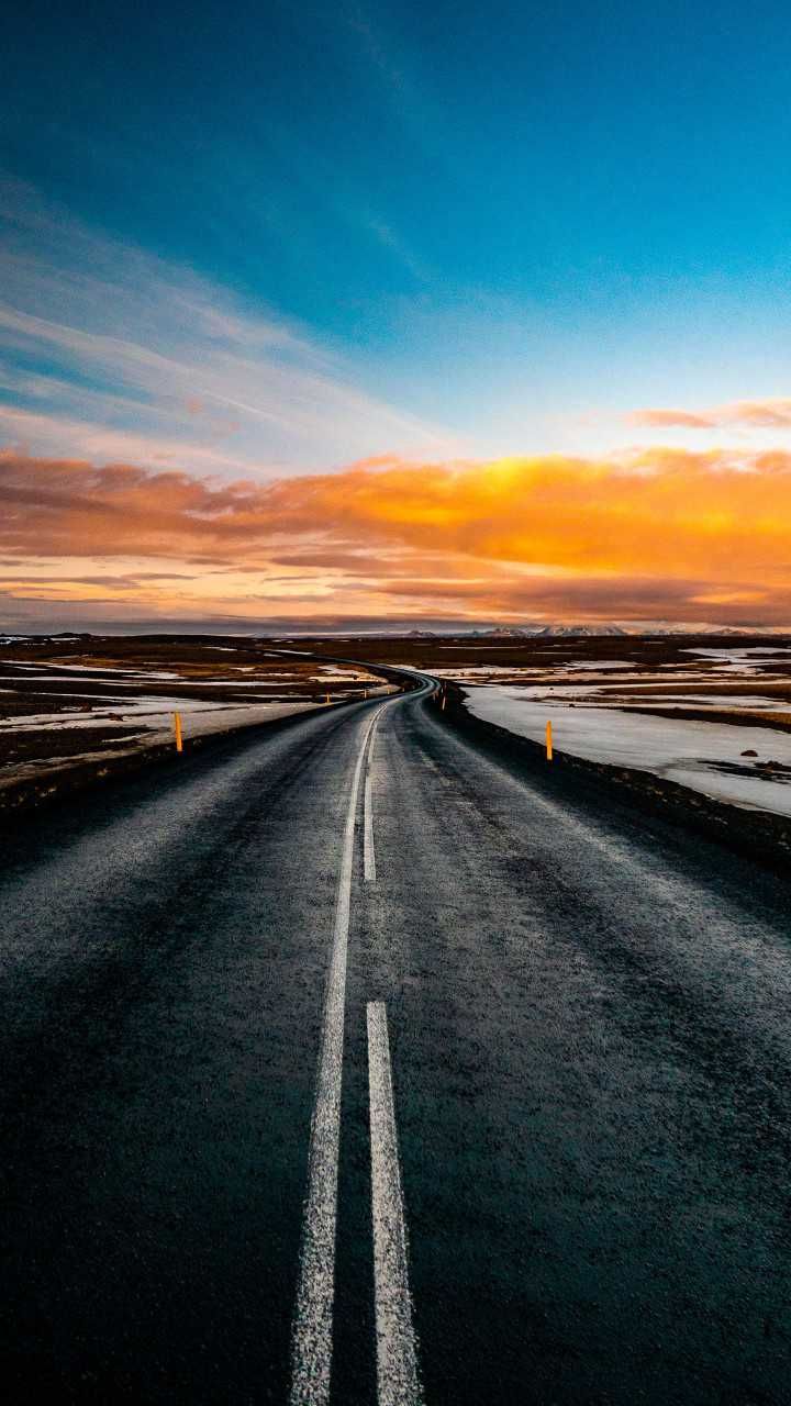 Blue Sky And Road Wallpapers Wallpaper Cave
