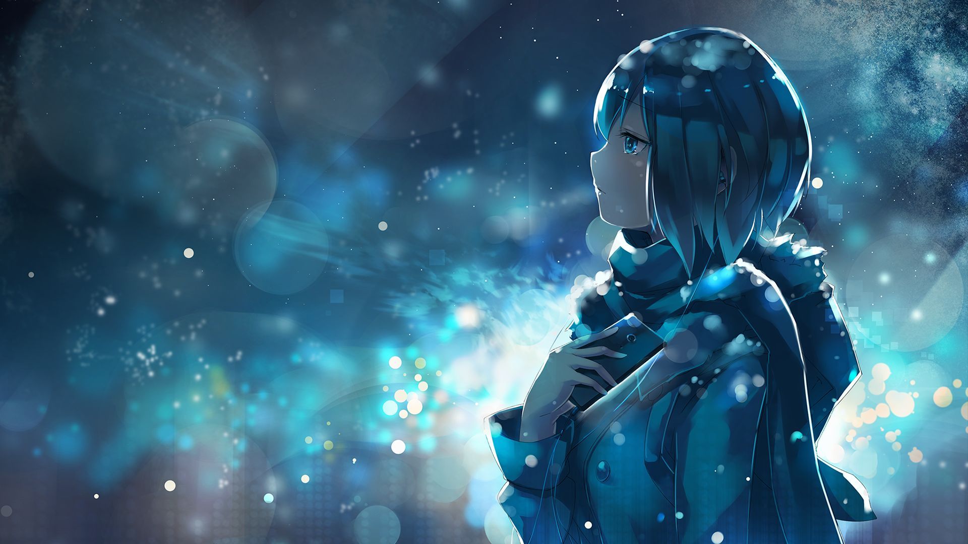 Blue HD Anime Wallpapers Wallpaper Cave