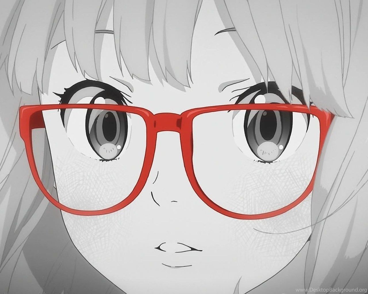 Anime Girl With Glasses Wallpapers Wallpaper Cave