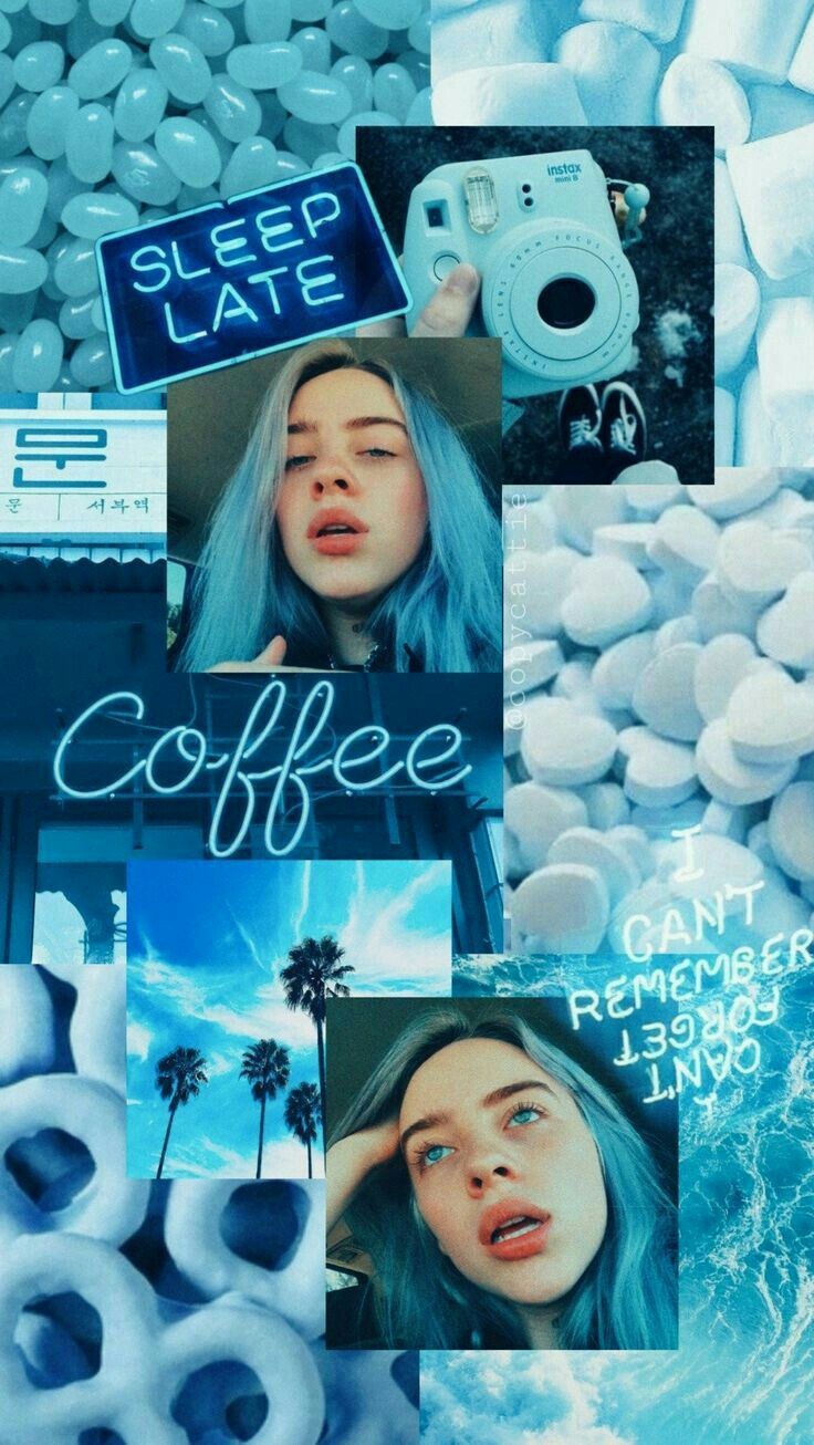 Billie Eilish Aesthetic Blue Wallpapers Wallpaper Cave