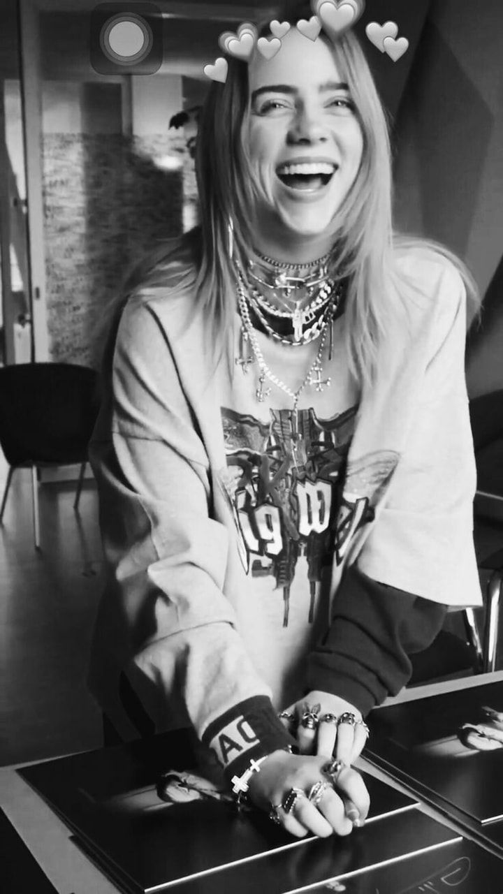 Billie Eilish Wallpaper Black Billie Eilish Black And White