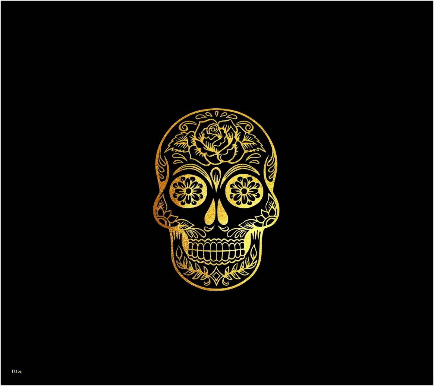 Golden Skull Wallpapers Wallpaper Cave
