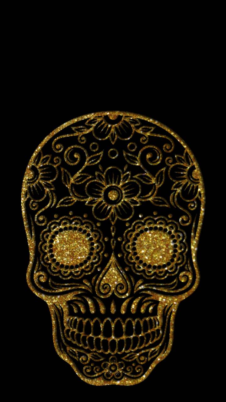 Golden Skull Wallpapers Wallpaper Cave