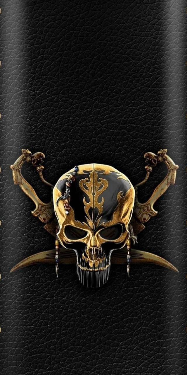 Golden Skull Wallpapers Wallpaper Cave
