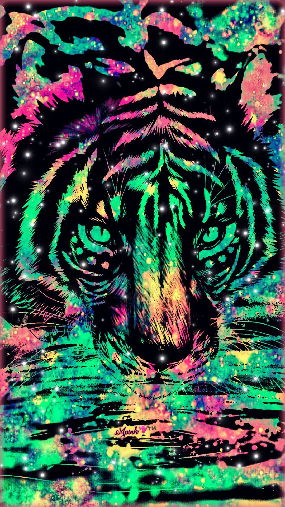 Galaxy Tiger Wallpapers Wallpaper Cave