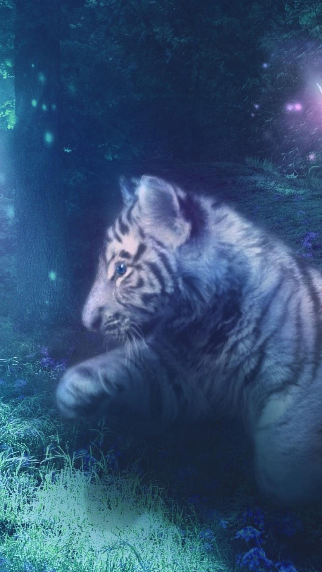 Galaxy Tiger Wallpapers Wallpaper Cave