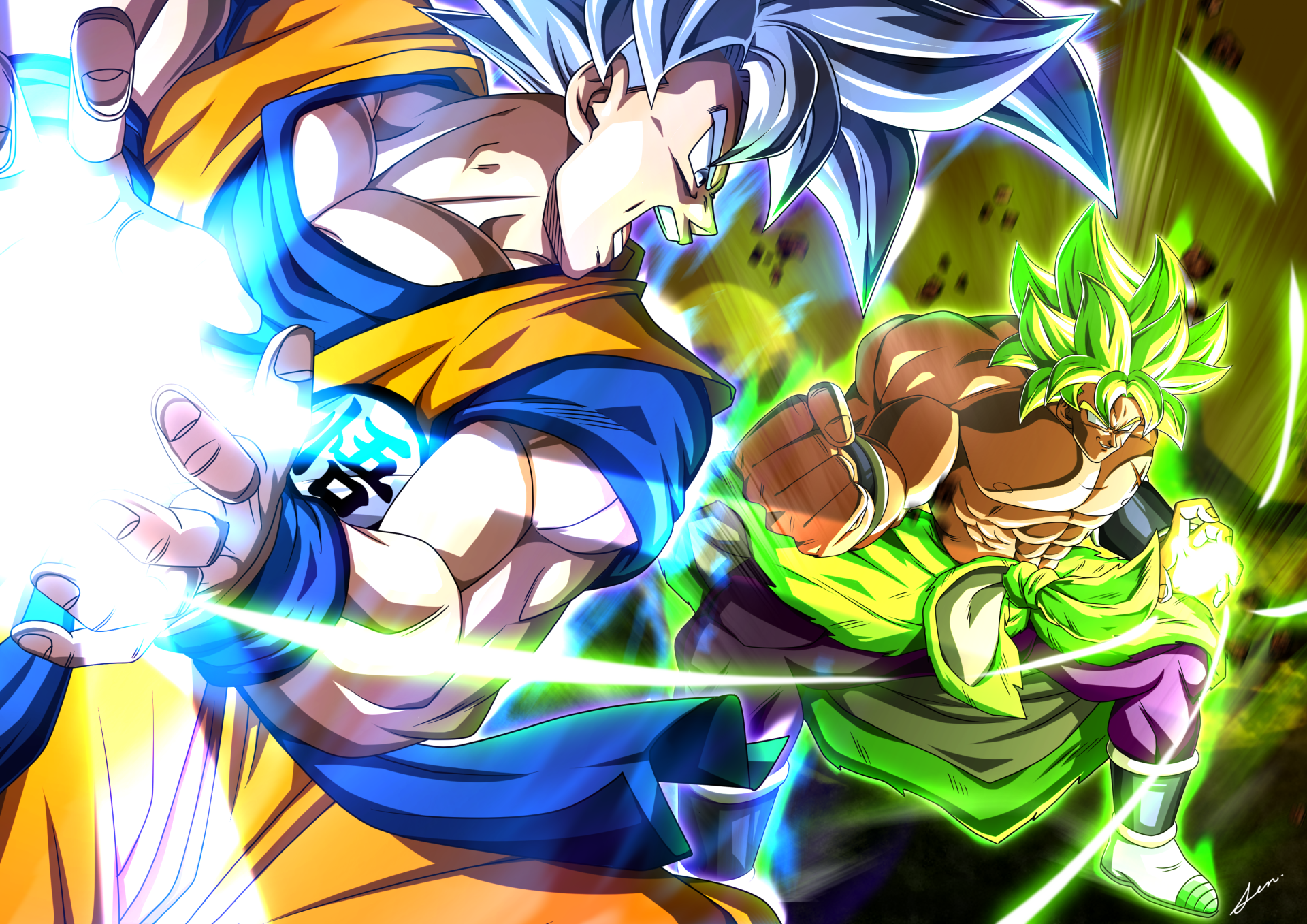 Vegeta Vs Broly Wallpapers Wallpaper Cave