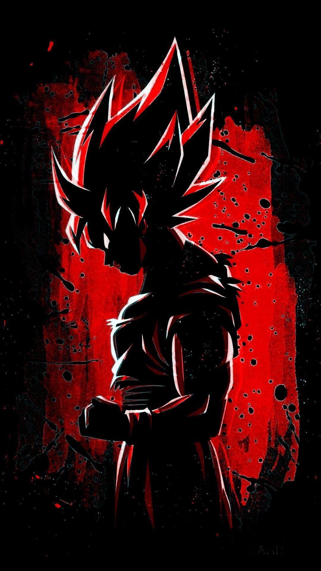 Red Goku HD iPhone Android Wallpapers Wallpaper Cave