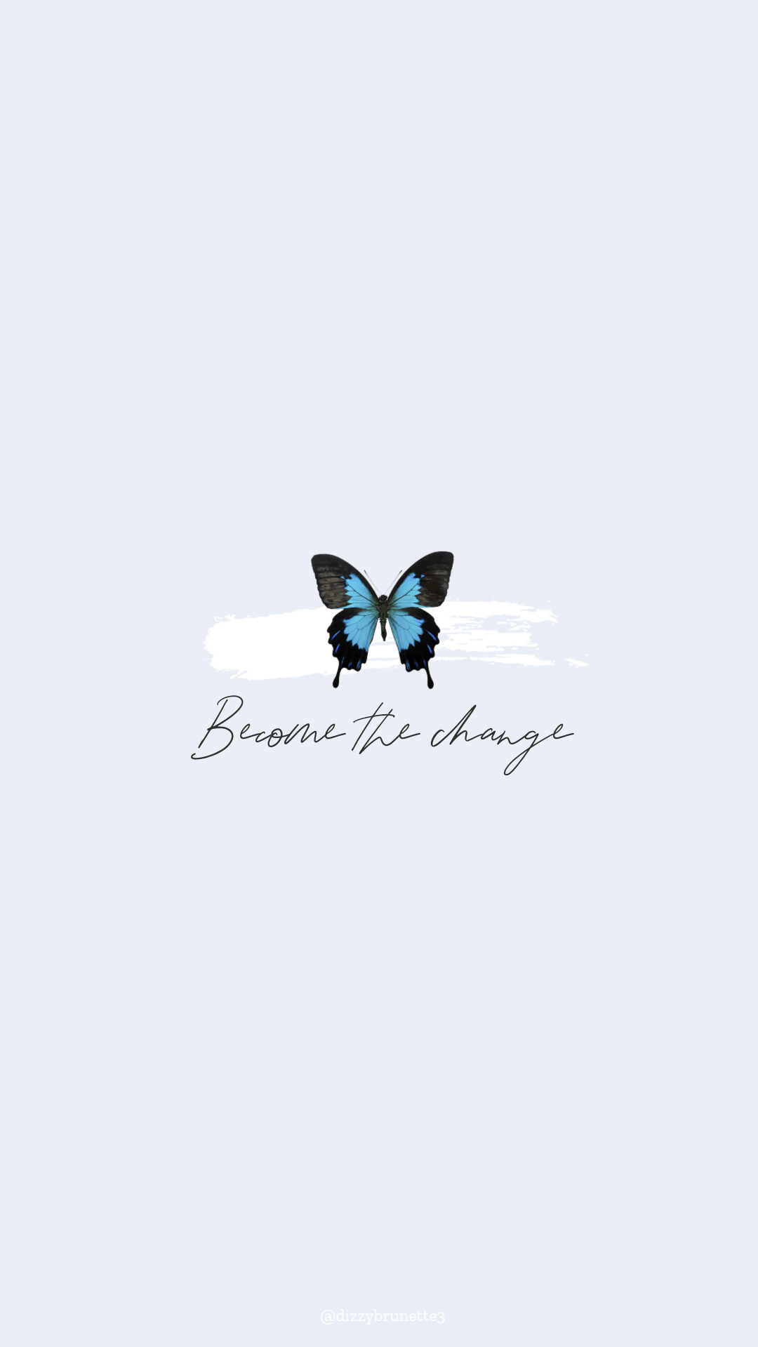Aesthetic Blue Butterfly Wallpapers Wallpaper Cave