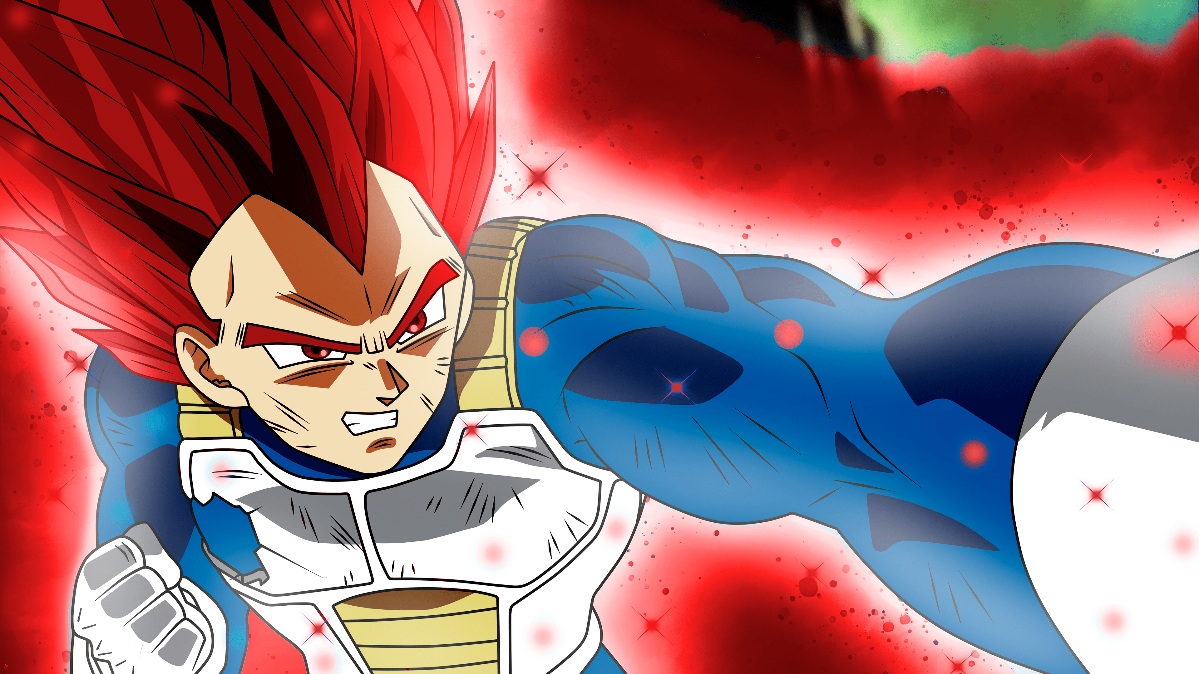 Anime Vegeta Red 4k Wallpapers Wallpaper Cave
