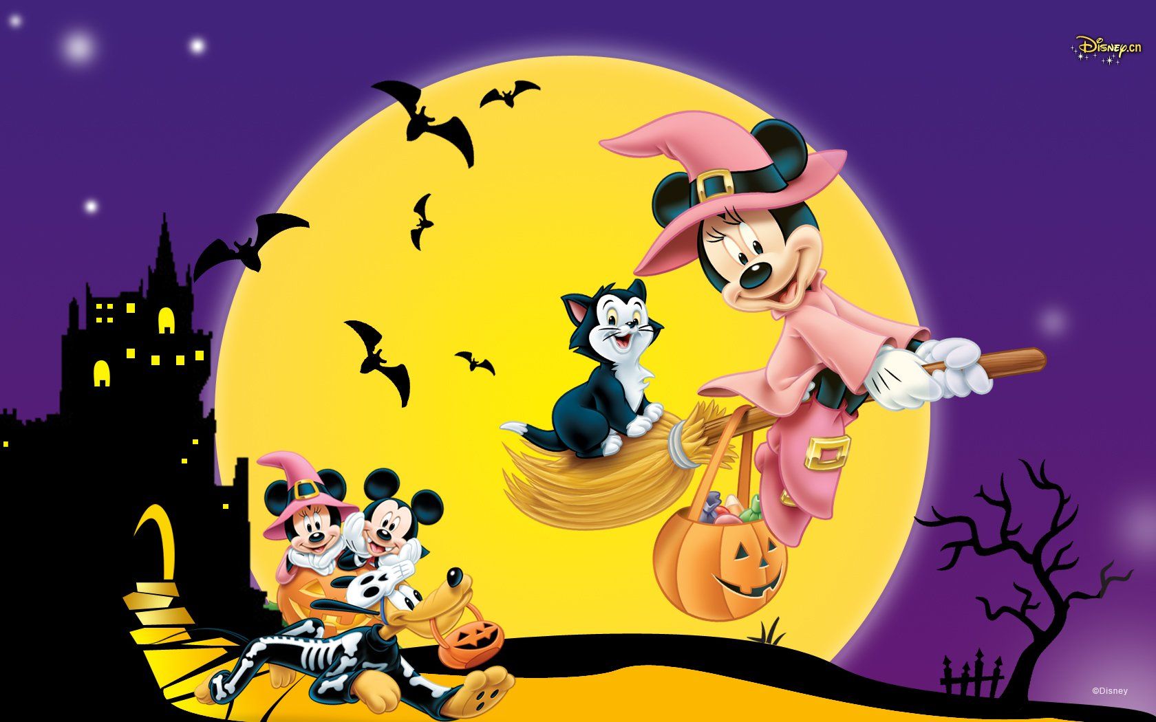 Mickey Mouse Halloween Wallpapers Wallpaper Cave