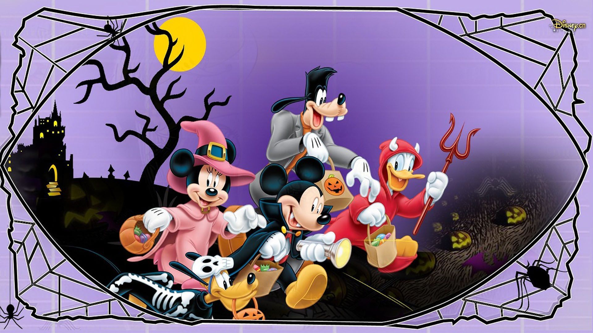 Mickey Mouse Halloween Wallpapers Wallpaper Cave