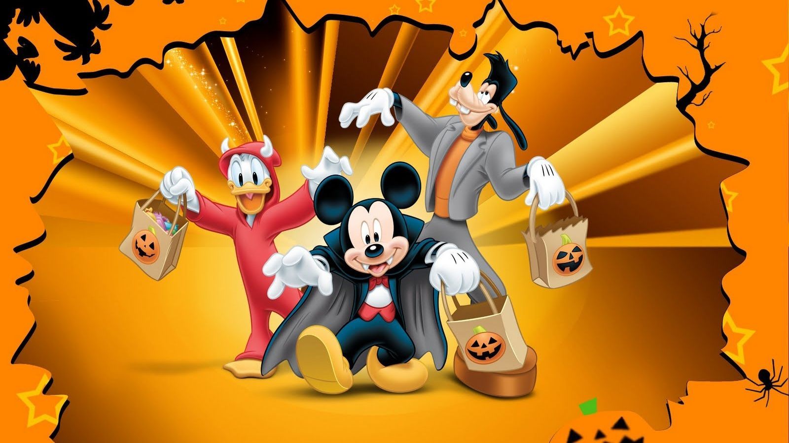 Mickey Mouse Halloween Wallpapers Wallpaper Cave