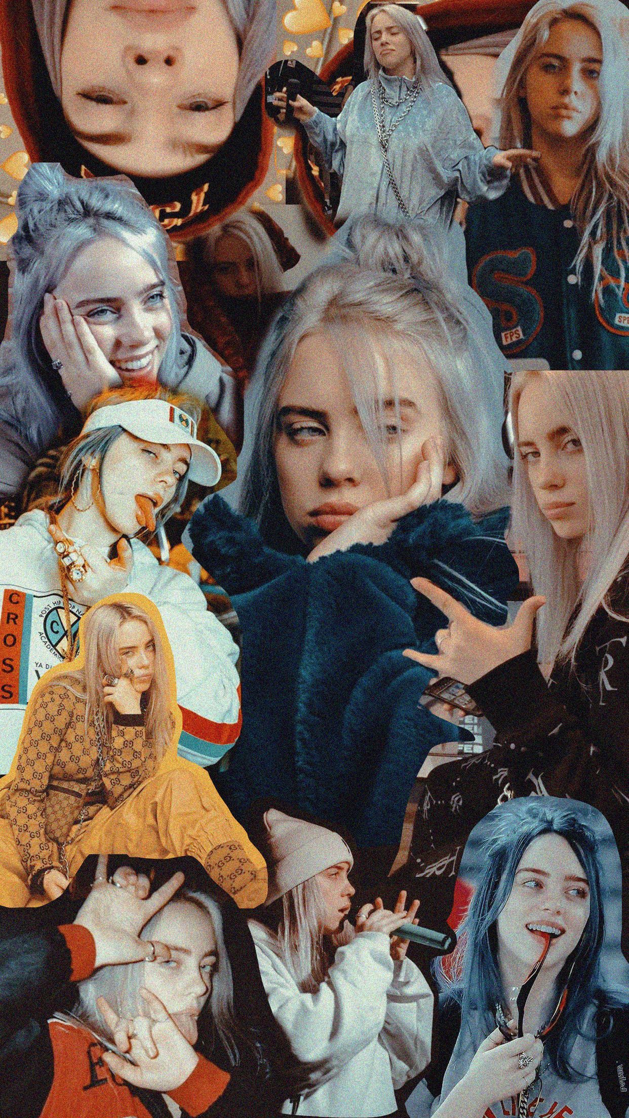 Billie Eilish Collage Wallpapers Wallpaper Cave