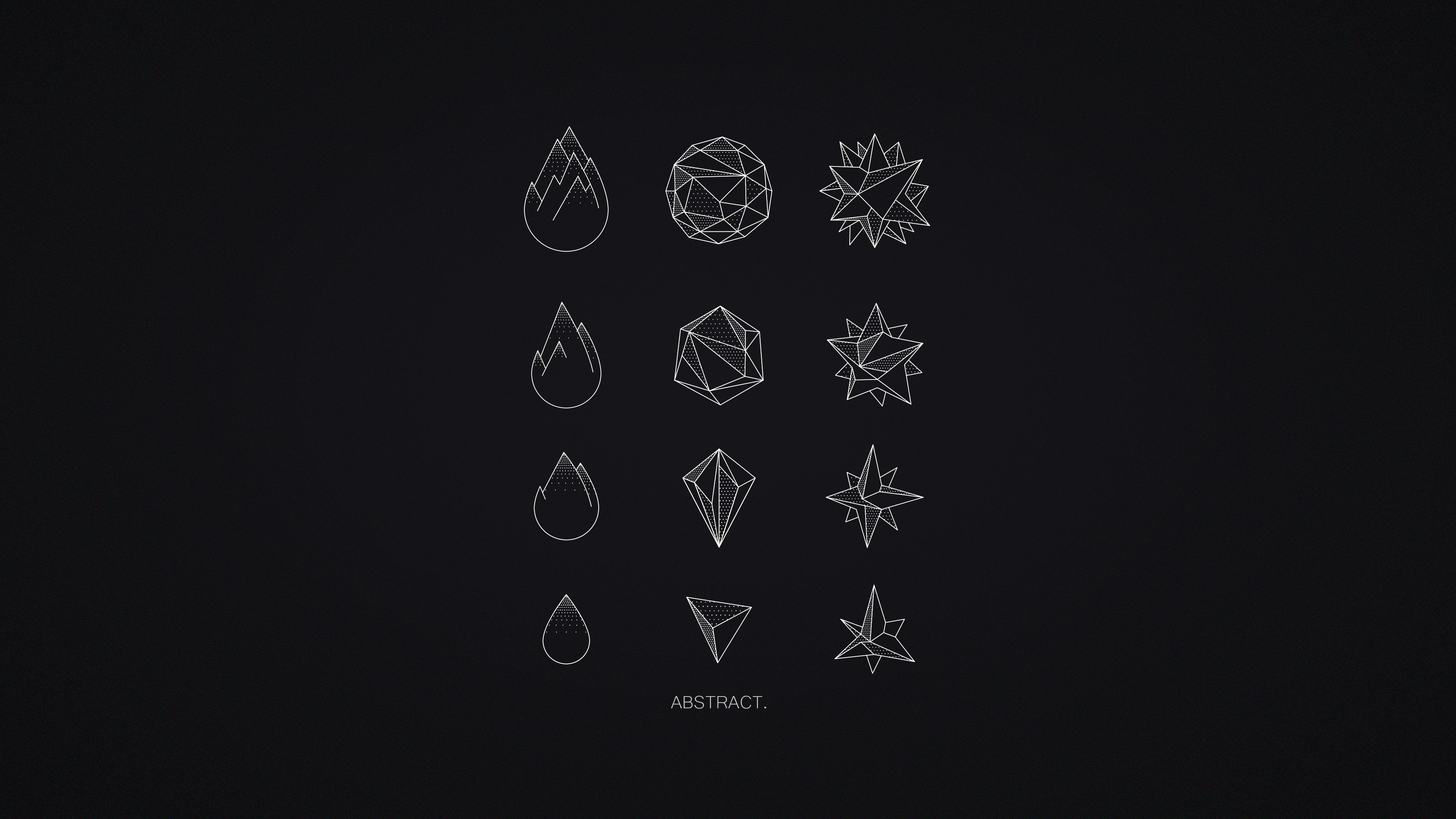 Dark Geometric Wallpapers Wallpaper Cave