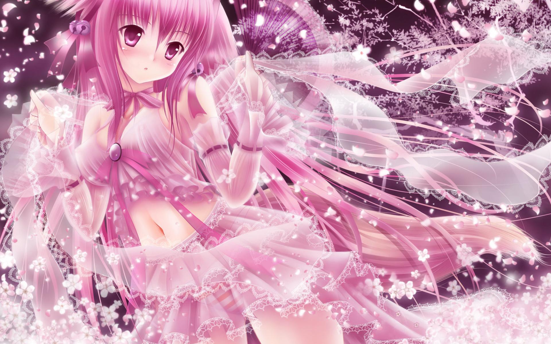 Anime Pink Girl HD Wallpapers Wallpaper Cave
