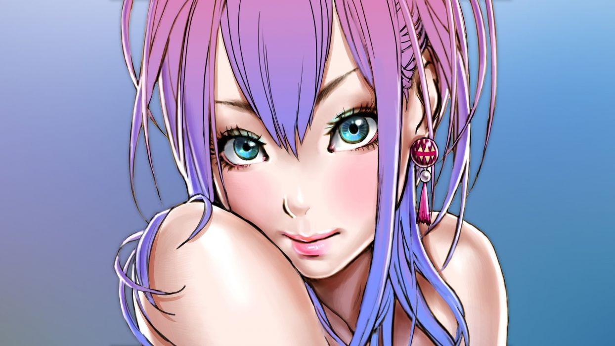 Anime HD Pink Blue Wallpapers Wallpaper Cave