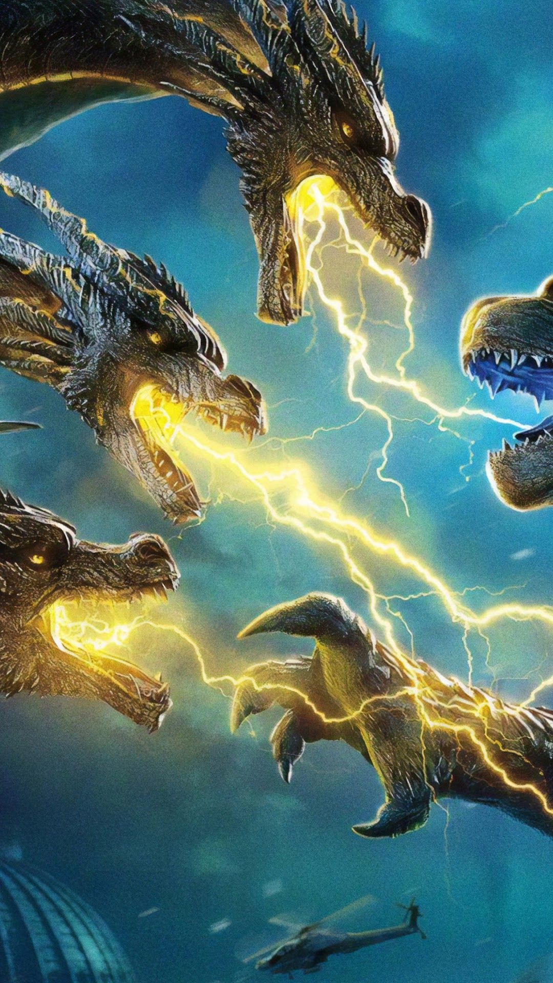 Godzilla Vs Ghidorah 2019 Gif / Ghidorah (2019) Head キングギドラ