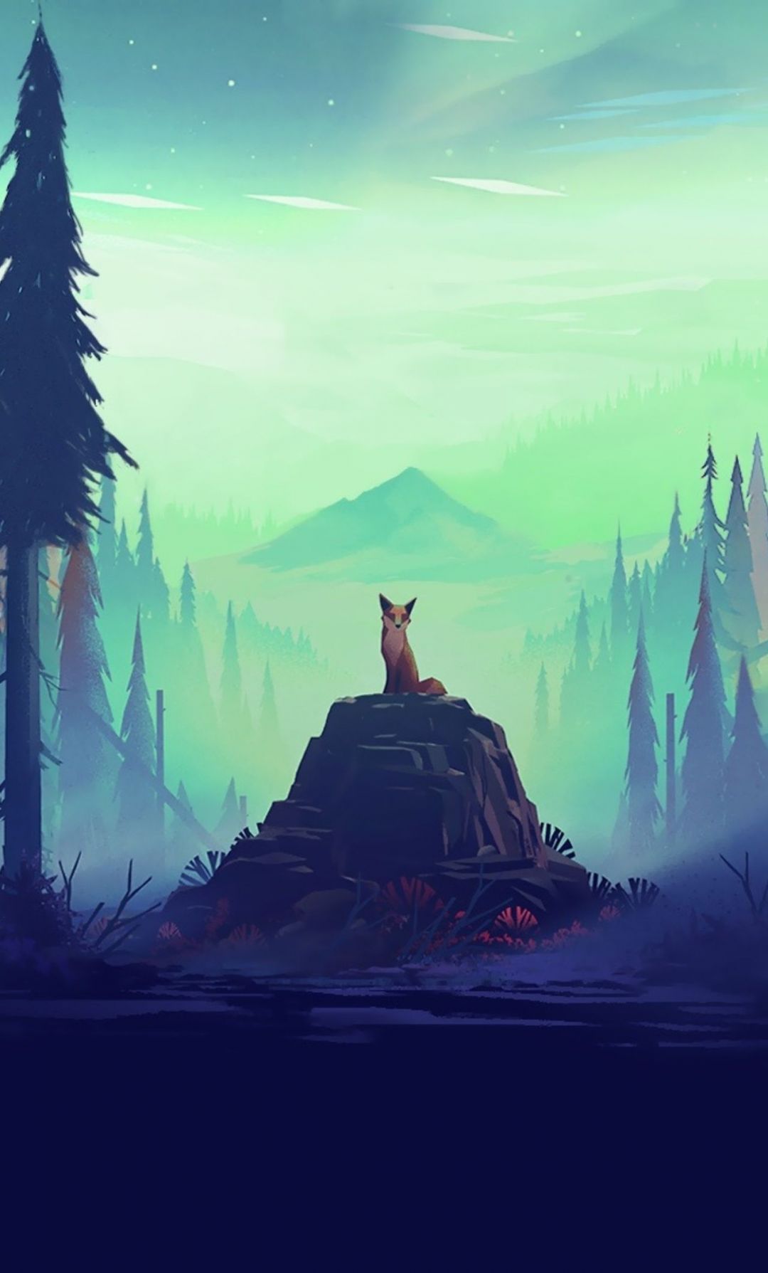 Geometric Landscape Wallpapers Wallpaper Cave