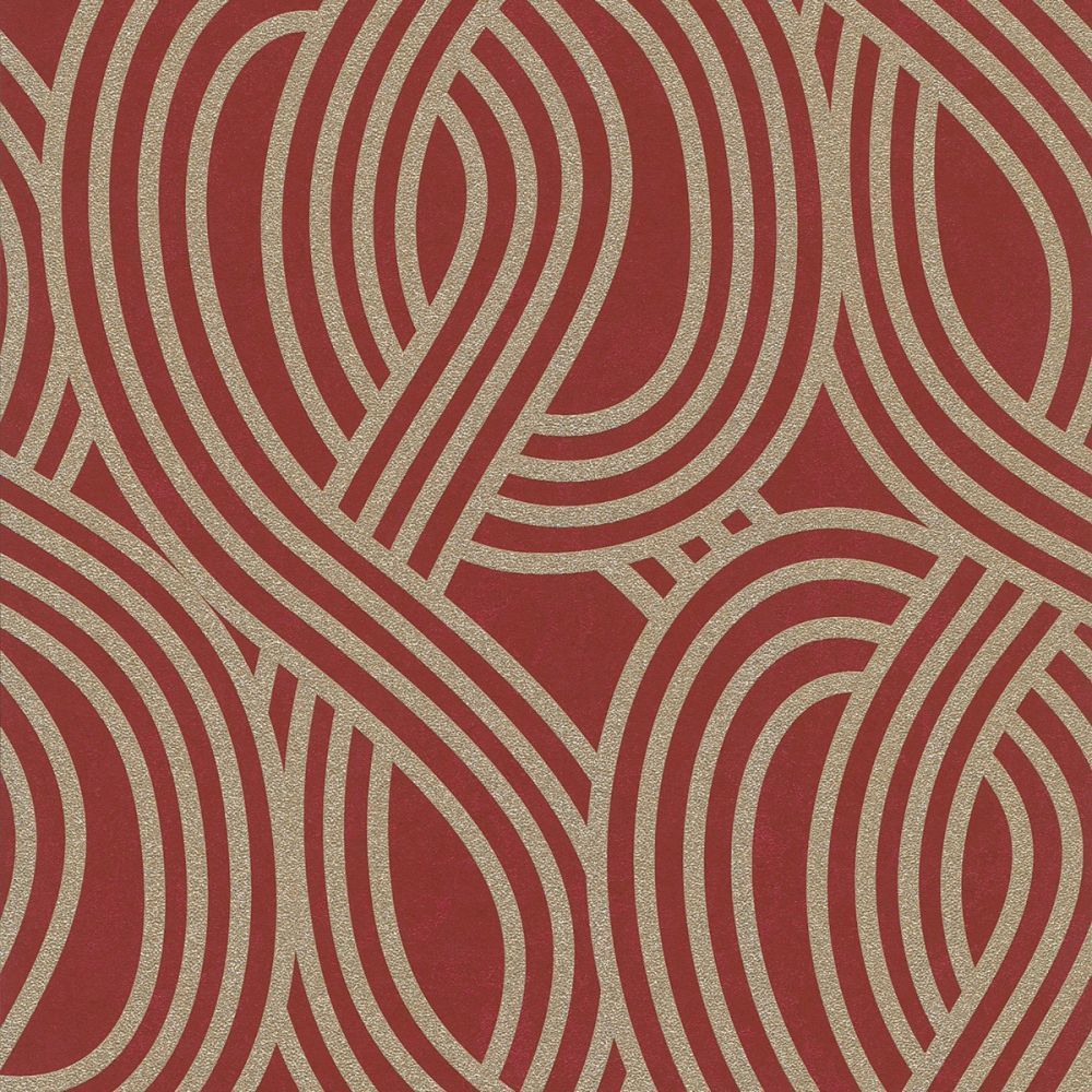 Red And Gold Geometric Wallpapers Wallpaper Cave