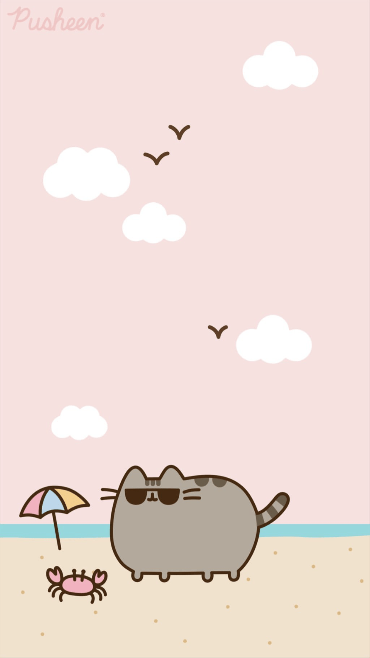 Pusheen Cat Summer Wallpapers Wallpaper Cave