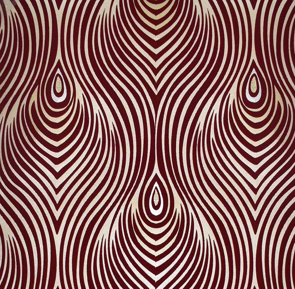 Red And Gold Geometric Wallpapers Wallpaper Cave