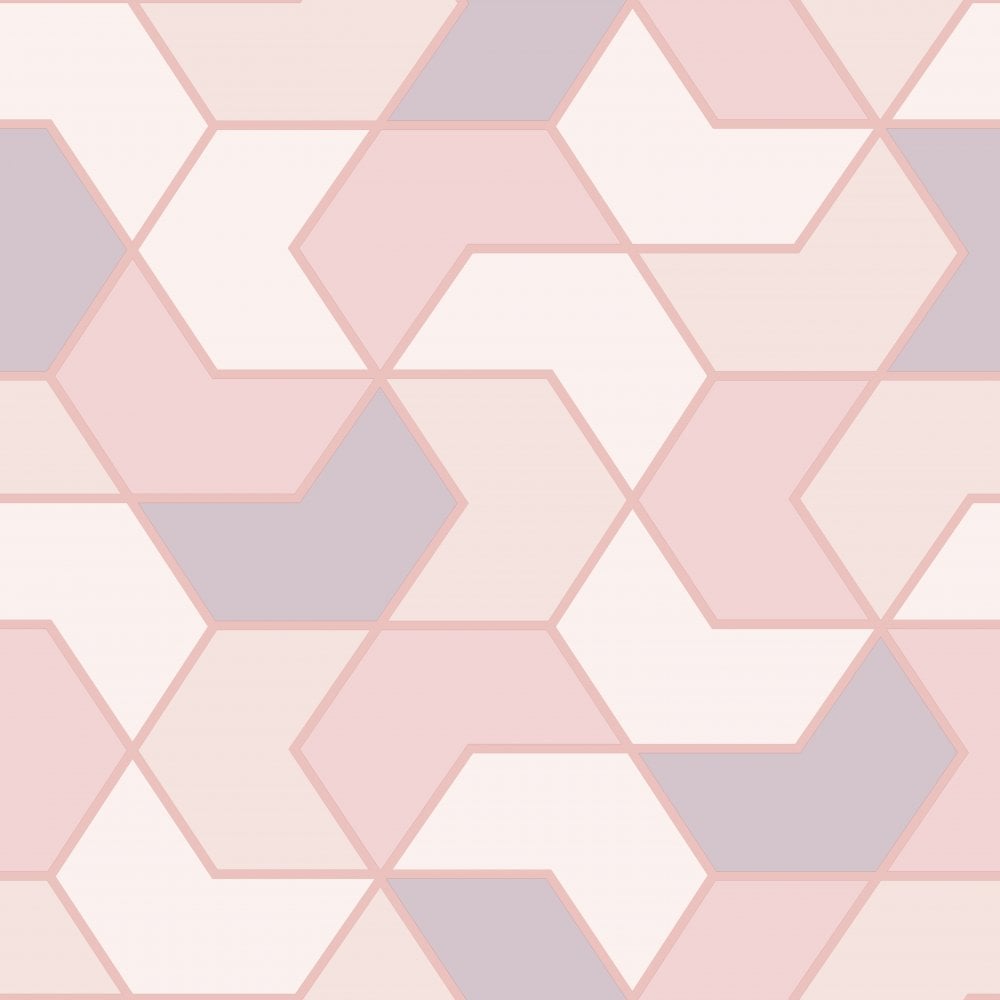 Pink Geometric Wallpapers Wallpaper Cave