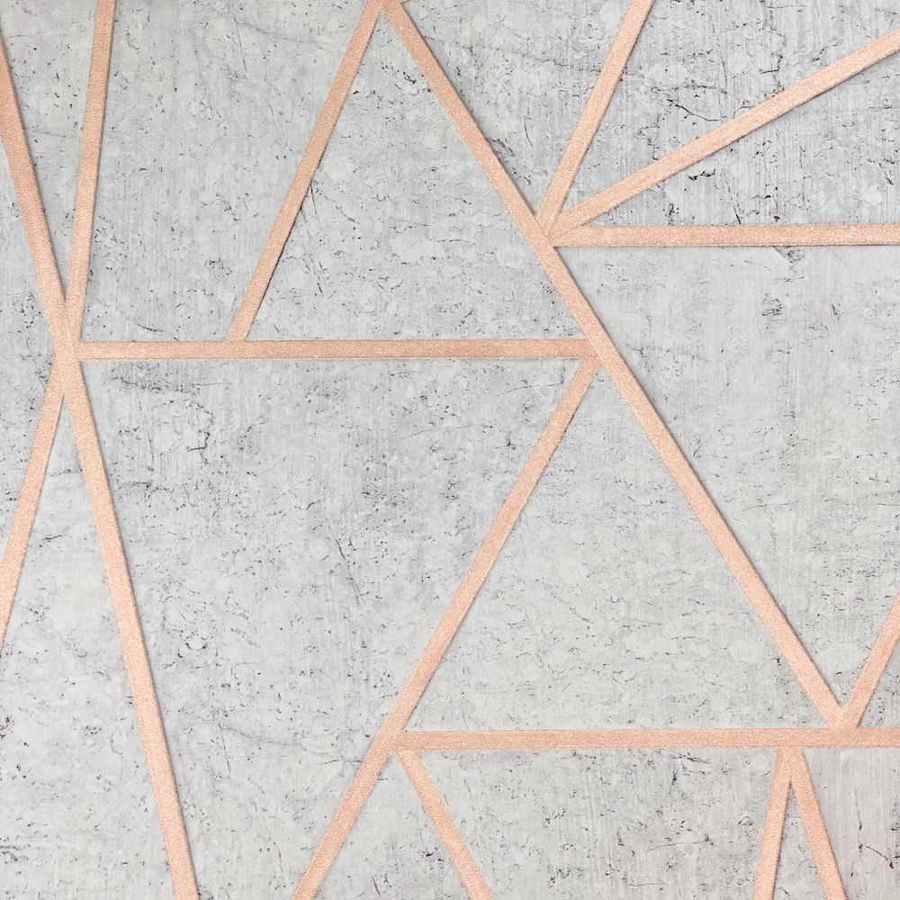 Rose Gold Geometric Wallpapers Wallpaper Cave