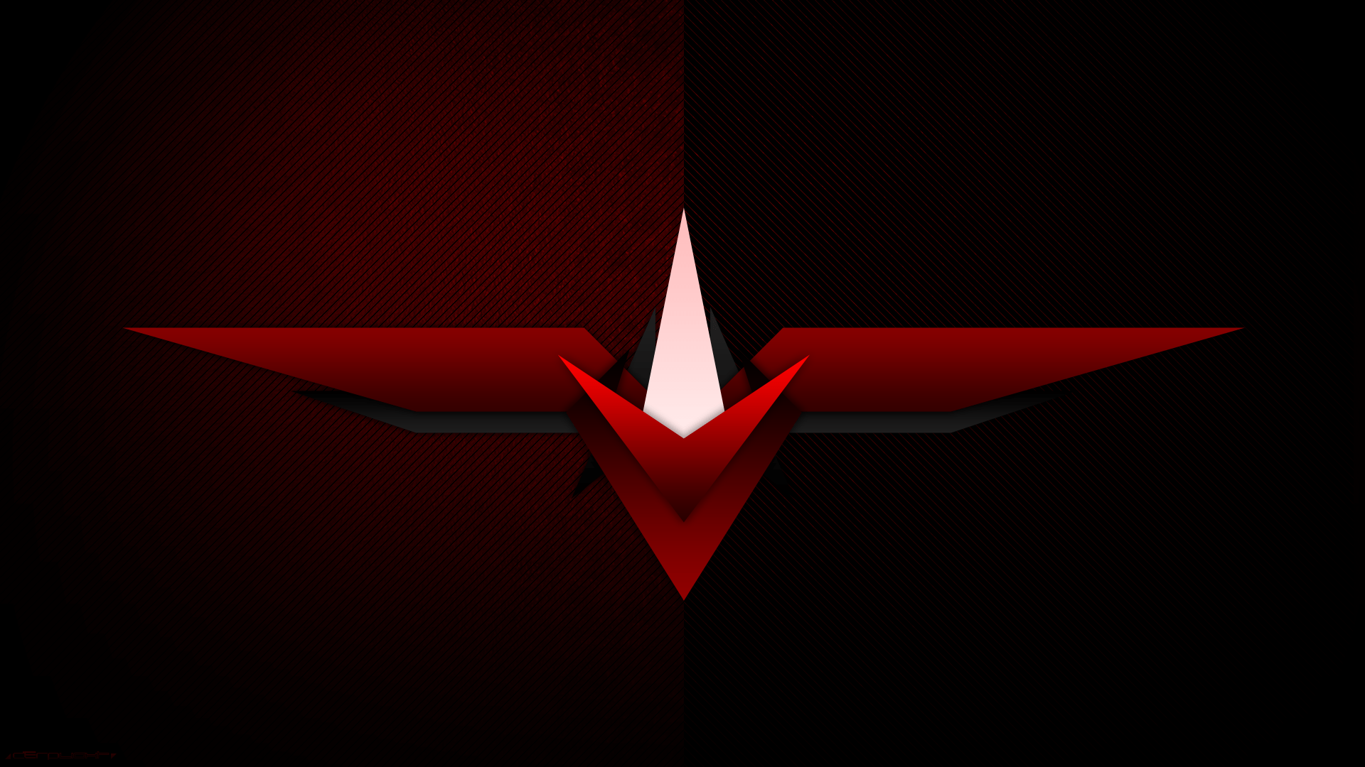 Red And Black Geometric Wallpapers Wallpaper Cave