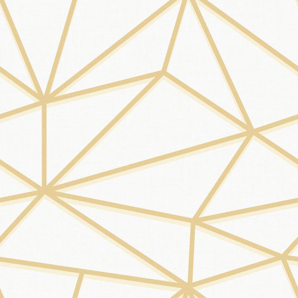 Update 52+ white and gold geometric wallpaper super hot in.cdgdbentre