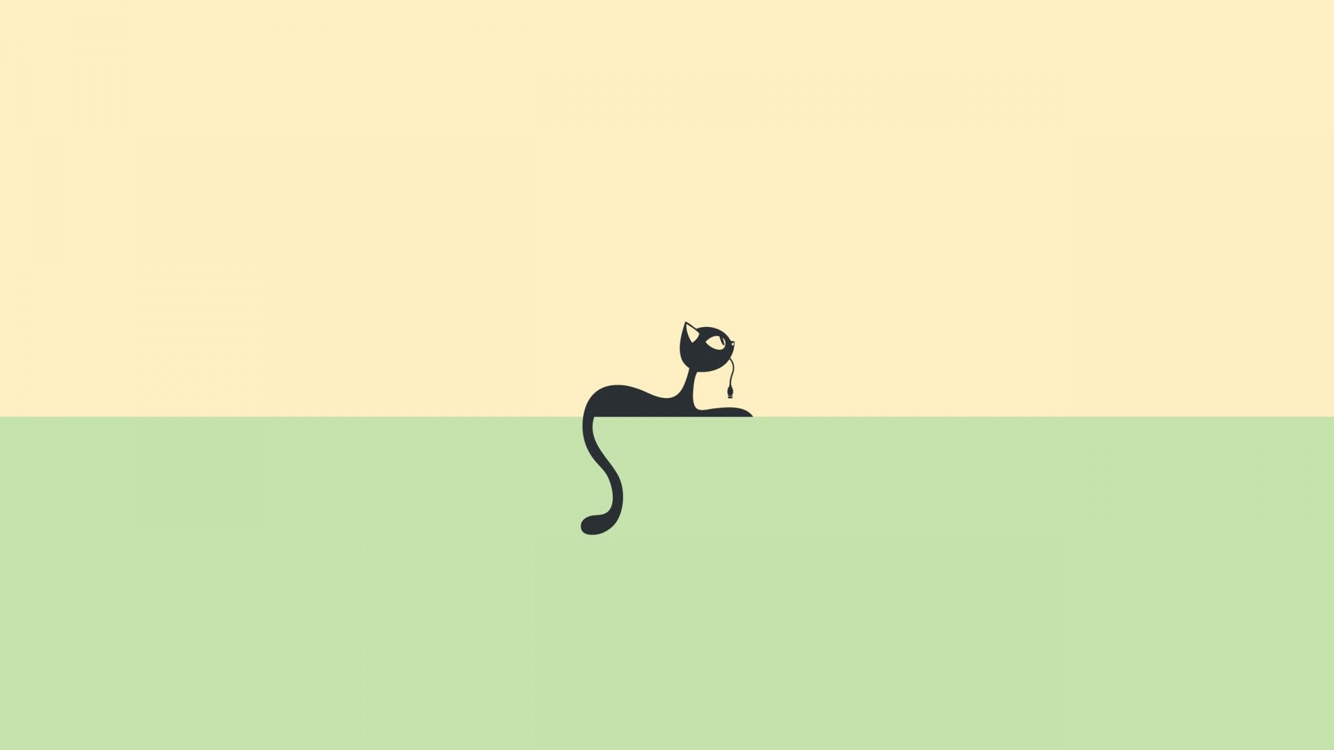 Minimalist Cat Desktop Wallpapers Wallpaper Cave