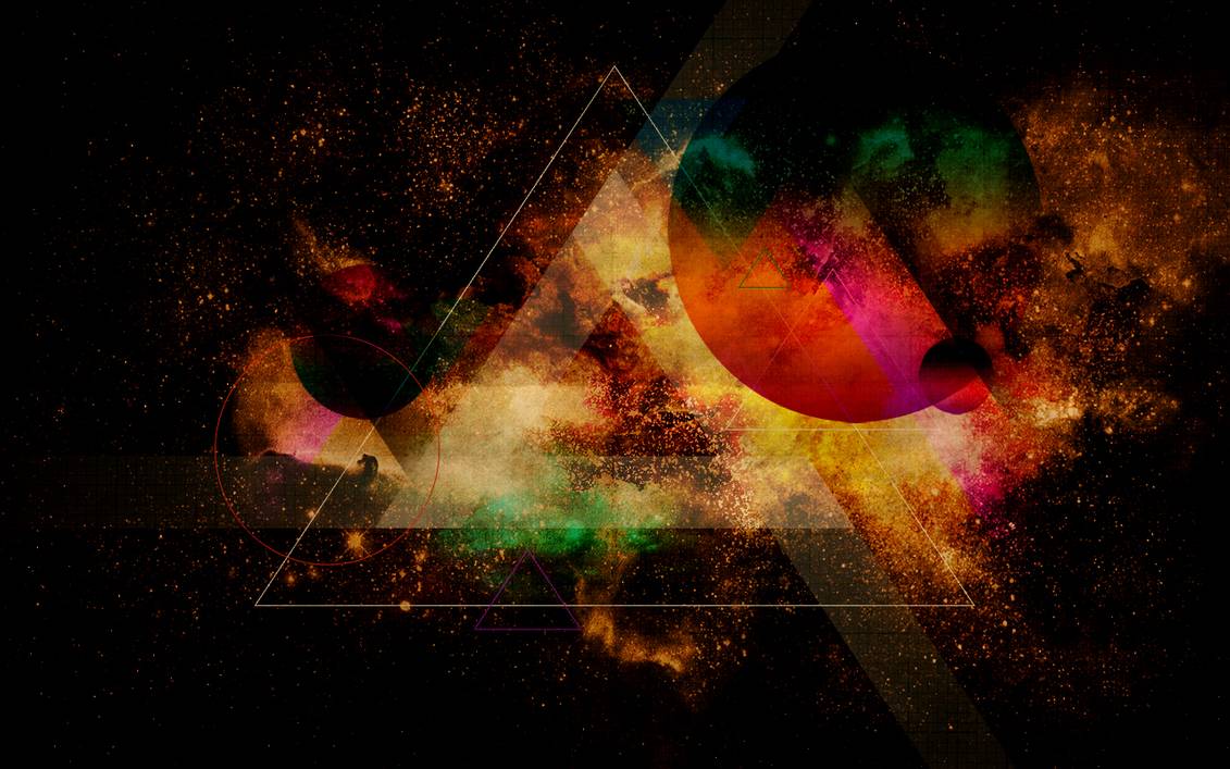 Geometric Space Wallpapers Wallpaper Cave