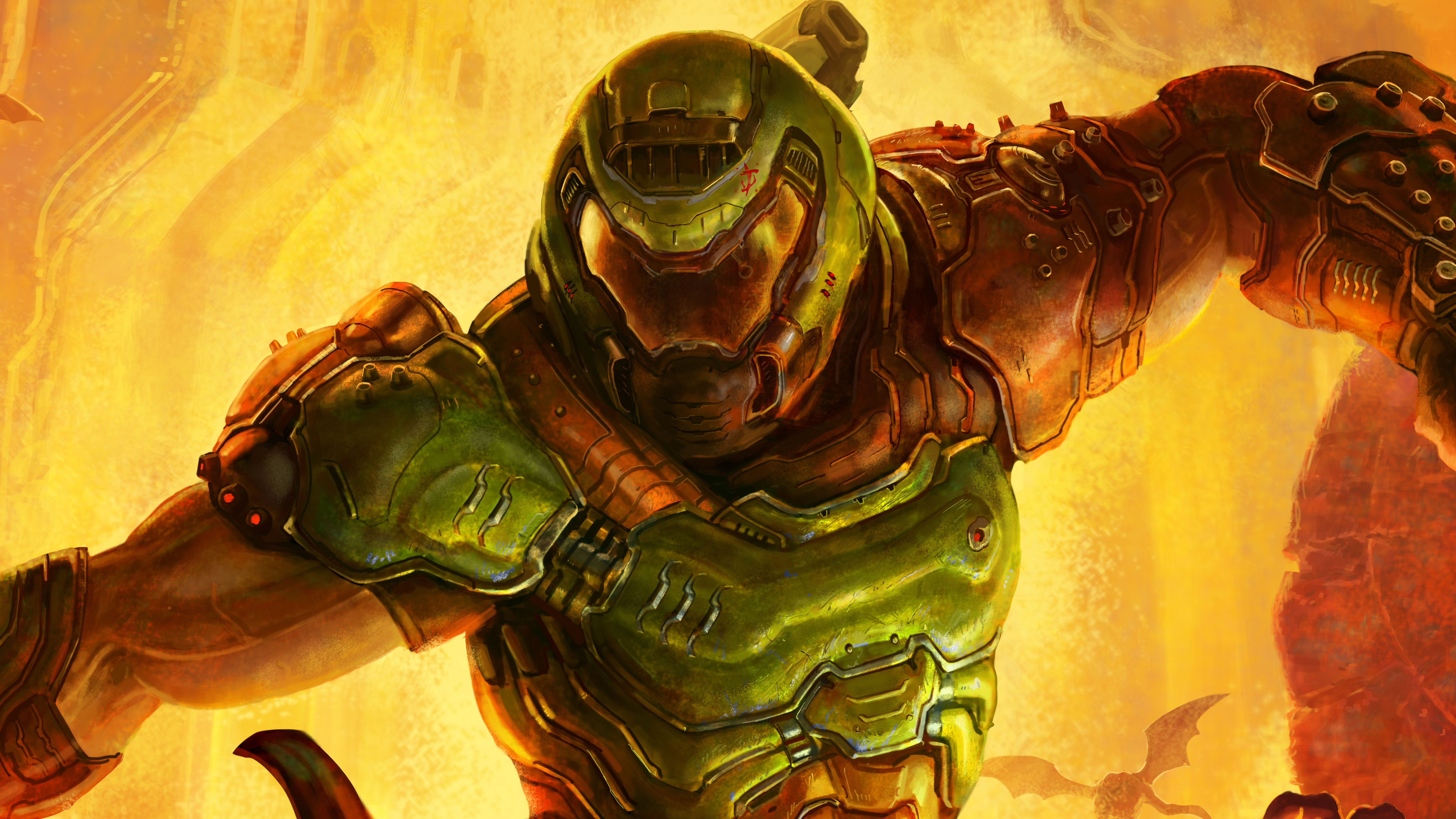 DOOM Eternal Doomguy 4K HD Wallpapers Wallpaper Cave